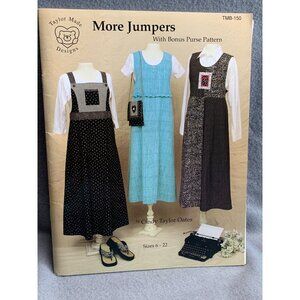 Taylor Made Designs Misses Jumpers Dress with Purse Sewing Pattern Sz 6 to 22 TM